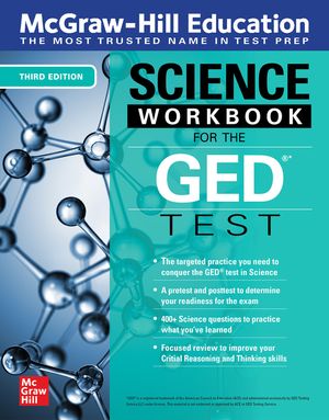 McGraw-Hill Education Science Workbook for the GED Test, Third Edition image number 0