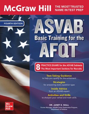 McGraw Hill ASVAB Basic Training for the Afqt, Fourth Edition image number 0