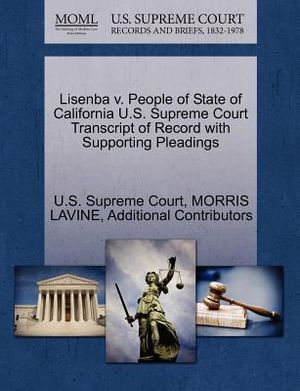 Lisenba V. People of State of California U.S. Supreme Court Transcript of Record with Supporting Pleadings image number 0