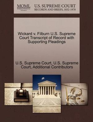 Wickard V. Filburn U.S. Supreme Court Transcript of Record with Supporting Pleadings image number 0