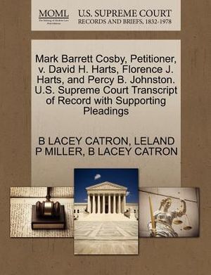 Mark Barrett Cosby, Petitioner, V. David H. Harts, Florence J. Harts, and Percy B. Johnston. U.S. Supreme Court Transcript of Record with Supporting P image number 0
