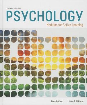 Psychology: Modules for Active Learning image number 0