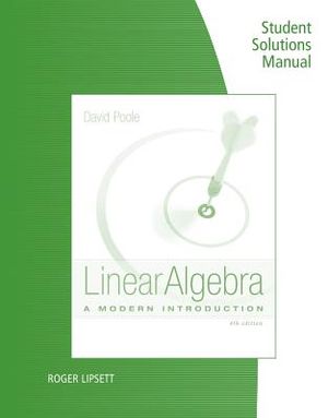 Student Solutions Manual for Poole's Linear Algebra: A Modern Introduction, 4th image number 0