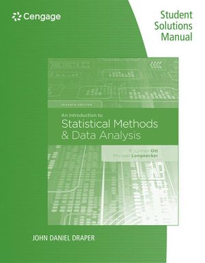Student Solutions Manual for Ott/Longnecker's an Introduction to Statistical Methods and Data Analysis, 7th image number 0