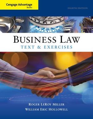 Cengage Advantage Books: Business Law: Text and Exercises image number 0