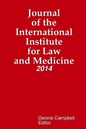 Journal of the International Institute for Law and Medicine image number 0