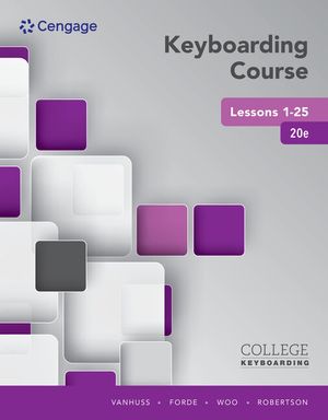 Keyboarding Course Lessons 1-25 image number 0