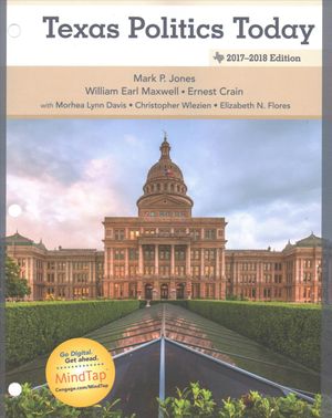 Texas Politics Today 2017-2018 + MindTap Political Science Access Card image number 0