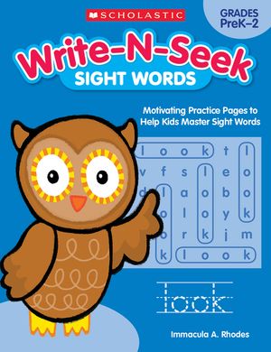 Write-N-Seek: Sight Words: Motivating Practice Pages to Help Kids Master Sight Words image number 0