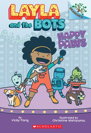 Happy Paws: A Branches Book (Layla and the Bots #1), 1 image number 0