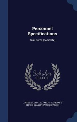 Personnel Specifications: Tank Corps (Complete) image number 0