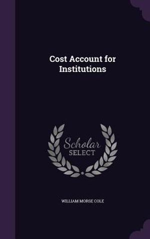 Cost Account for Institutions image number 0