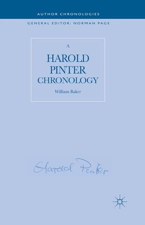 A Harold Pinter Chronology image number 0