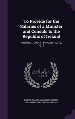 To Provide for the Salaries of a Minister and Consuls to the Republic of Ireland: Hearings..., on H.R. 3404, Dec. 12, 13, 1919 image number 0