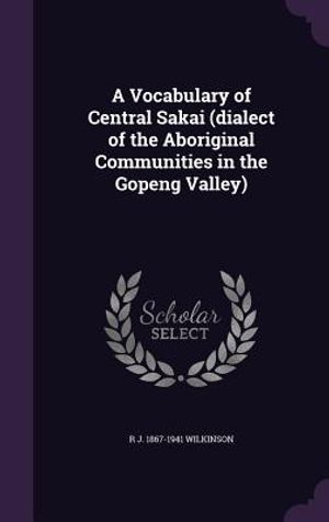 A Vocabulary of Central Sakai (Dialect of the Aboriginal Communities in the Gopeng Valley) image number 0