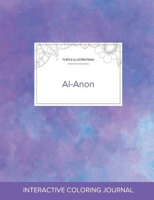 Adult Coloring Journal: Al-Anon (Turtle Illustrations, Purple Mist) image number 0