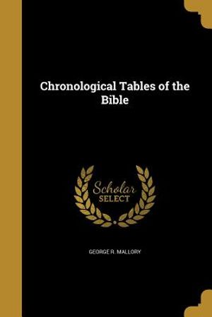 Chronological Tables of the Bible image number 0