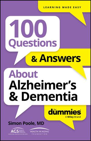 100 Questions & Answers about Alzheimer's & Dementia for Dummies image number 0