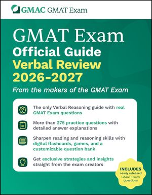 GMAT Official Guide Verbal Review 2026 - 2027: Book + Online Question Bank image number 0