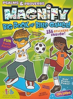 Magnify Psalms & Proverbs-ICB: Big Book of Bible Games! [With Stickers] image number 0
