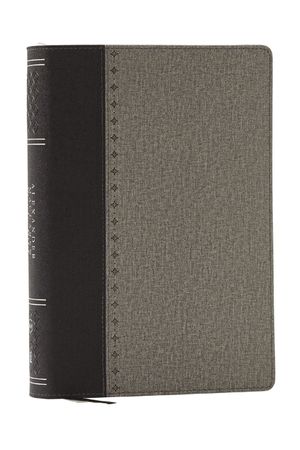Alexander MacLaren Study Bible: Encouragement and Insights for a Christ-Centered Life (Nkjv, Black/Gray Leathersoft, Comfort Print) image number 0