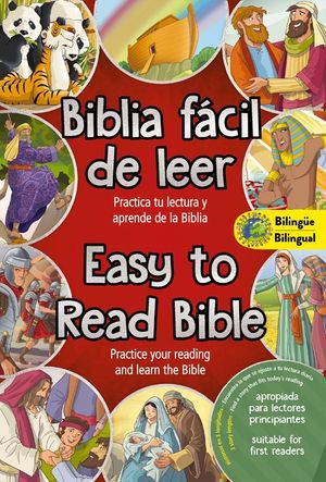 Easy to Read Bible (Bilingual) / La Biblia F&aacute;cil de Leer (Biling&uuml;e): Practice Your Reading and Learn the Bible image number 0