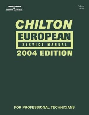 Chilton European Service Manual image number 0