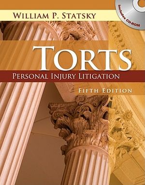 Torts: Personal Injury Litigation [With CDROM] image number 0