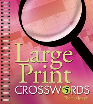 Large Print Crosswords #5 image number 0