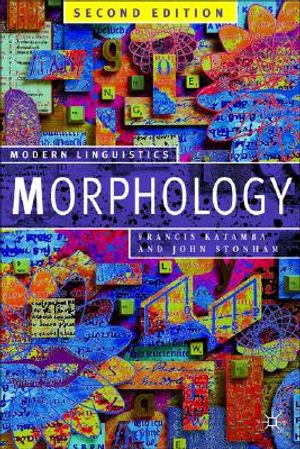 Morphology: Palgrave Modern Linguistics image number 0