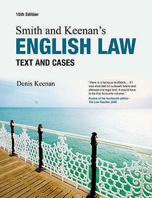 Smith & Keenan's English Law: Text and Cases image number 0