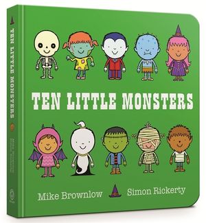 Ten Little Monsters Board Book image number 0