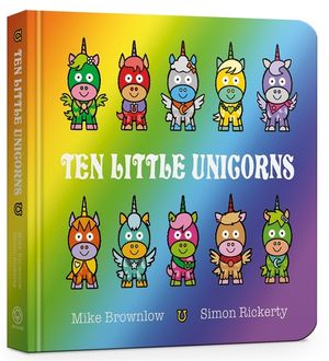 Ten Little Unicorns Board Book image number 0