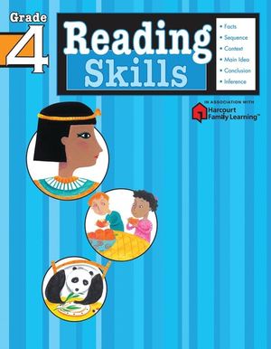 Reading Skills: Grade 4 (Flash Kids Harcourt Family Learning) image number 0