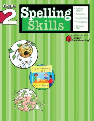 Spelling Skills: Grade 2 (Flash Kids Harcourt Family Learning) image number 0