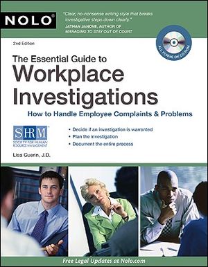 The Essential Guide to Workplace Investigations: How to Handle Employee Complaints & Problems [With CDROM] image number 0
