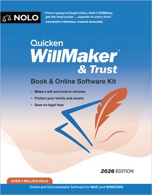 Quicken Willmaker & Trust 2025: Book & Online Software Kit image number 0