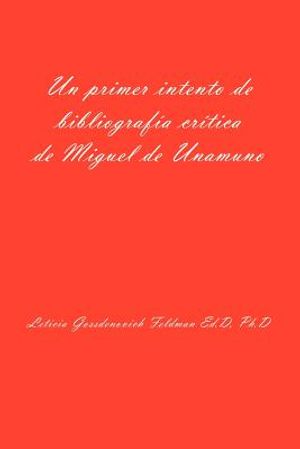 Un Primer Intento de Bibliografia Critica de Miguel de Unamuno image number 0