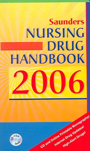 Saunders Nursing Drug Handbook 2006 [With CDROM] image number 0