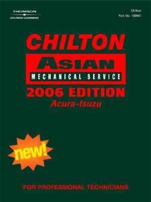Chilton Asian Mechanical Service, Volume 1: Acura, Honda, Hyundai, Isuzu, Kia image number 0