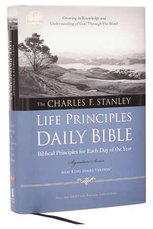 Charles F. Stanley Life Principles Daily Bible-NKJV-Signature image number 0
