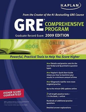 Kaplan GRE Exam Comprehensive Program image number 0