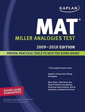 Kaplan MAT: Miller Analogies Test image number 0