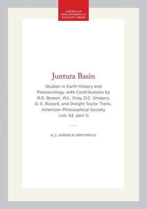Juntura Basin: Studies in Earth History and Paleoecology. with Contributions by R.G. Bowen, W.L. Gray, D.C. Gregory, D. E. Russell, a image number 0