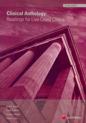Clinical Anthology: Readings for Live-Client Clinics image number 0