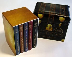 Percy Jackson and the Olympians Hardcover Boxed Set: Books 1 - 5 image number 0