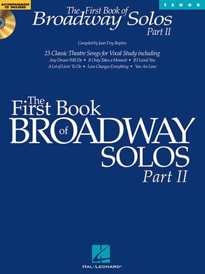 The First Book of Broadway Solos - Part II: Tenor Edition image number 0