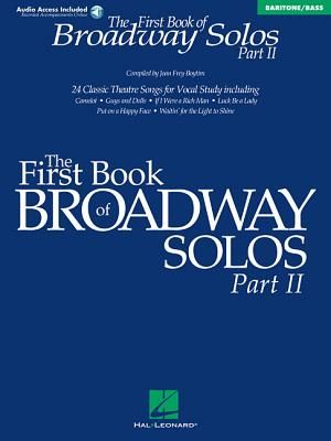 The First Book of Broadway Solos - Part II: Baritone/Bass Edition image number 0