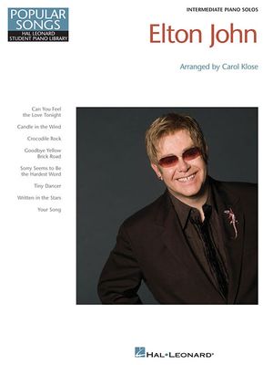 Elton John; Hal Leonard Student Piano Library Popular Songs Series image number 0