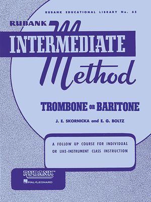 Rubank Intermediate Method - Trombone or Baritone image number 0